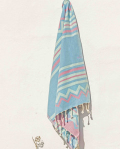 Fouta Bora Bora Jacquard de Algodón 200x100 cm | Ma'Cuca