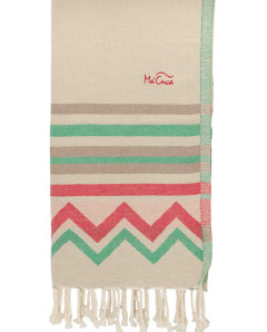 Fouta Bora Bora Jacquard de Algodón 200x100 cm | Ma'Cuca