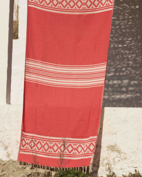 Fouta Cancún Jacquard de Algodón 200x100 cm | Ma'Cuca