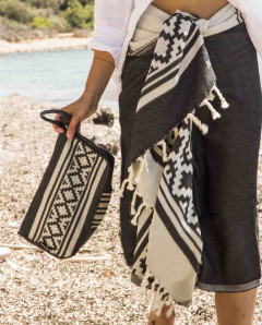 Fouta Cancún Jacquard de Algodón 200x100 cm | Ma'Cuca