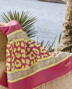 Fouta Leopardo de Algodón 200x100 cm | Ma'Cuca