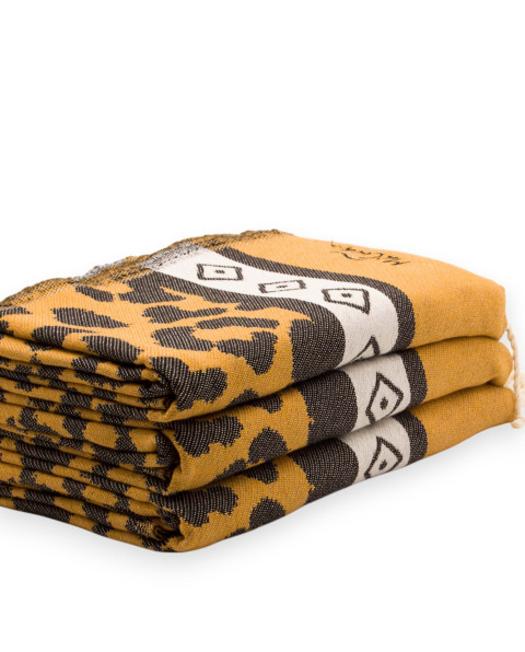 Fouta Leopardo de Algodón 200x100 cm | Ma'Cuca