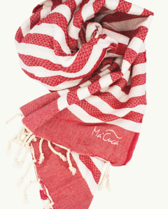 Fouta Marinera Línea Ancha de Algodón 200x100 cm | Ma'Cuca