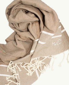 Fouta Chevron de Algodón 200x100 cm | Ma'Cuca