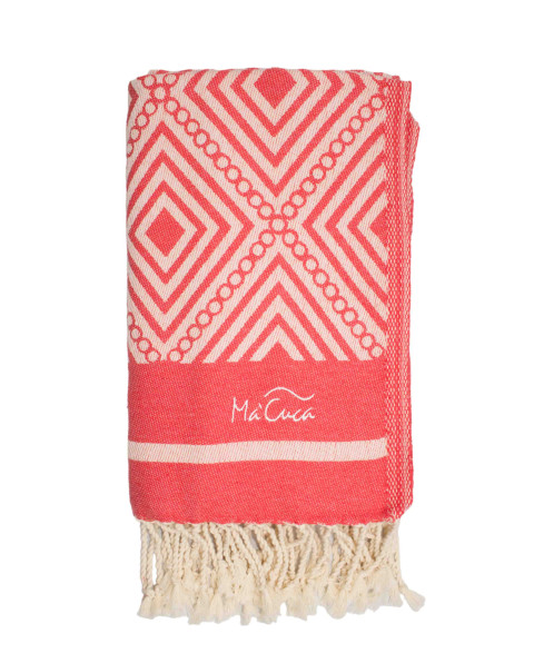 Fouta Curaçao Jacquard de Algodón 200x100 cm | Ma'Cuca