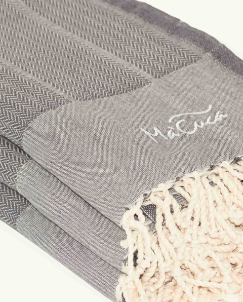 Fouta Deco Zig Zag de Algodón 200x100 cm | Ma'Cuca