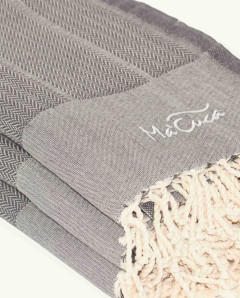 Fouta Deco Zig Zag de Algodón 200x100 cm | Ma'Cuca