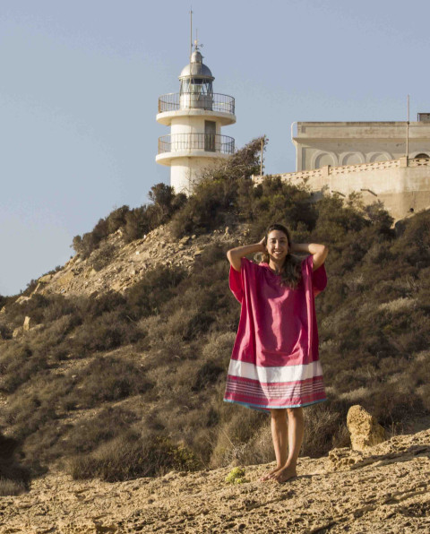 Poncho Surfero Afra de Algodón | Ma'Cuca