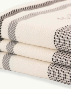 Fouta Espiga Jacquard de Algodón 200x100 cm | Ma'Cuca