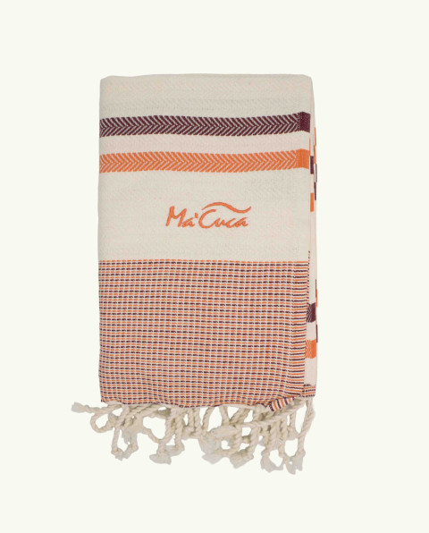 Fouta Espiga Jacquard de Algodón 200x100 cm | Ma'Cuca