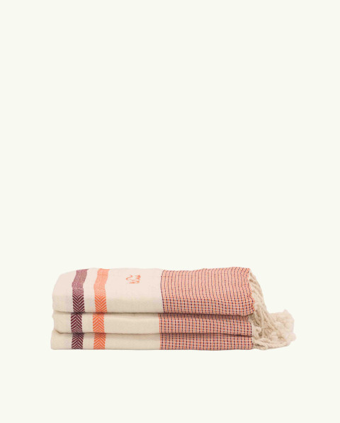 Fouta Espiga Jacquard de Algodón 200x100 cm | Ma'Cuca