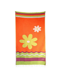Fouta Flor Jacquard de Algodón 200x100 cm | Ma'Cuca