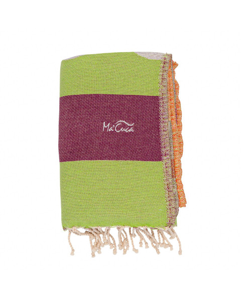 Fouta Flor Jacquard de Algodón 200x100 cm | Ma'Cuca