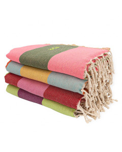 Fouta Flor Jacquard de Algodón 200x100 cm | Ma'Cuca