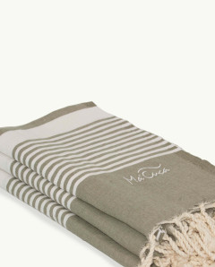 Fouta Arthur 2x1 m de Algodón | Toalla de Playa Ma'Cuca