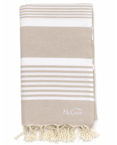 Fouta Arthur 3x2 m de Algodón | Cubresofá y Cubrecama Ma'Cuca
