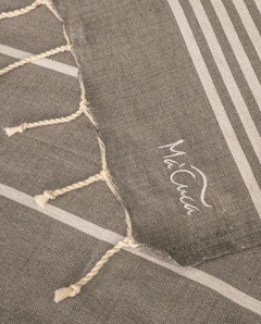 Fouta Arthur 3x2 m de Algodón | Cubresofá y Cubrecama Ma'Cuca