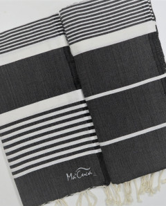 Fouta Arthur 3x2 m de Algodón | Cubresofá y Cubrecama Ma'Cuca