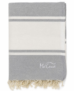 Fouta Bandes 2x2 m de Algodón | Mantel y Toalla Ma'Cuca