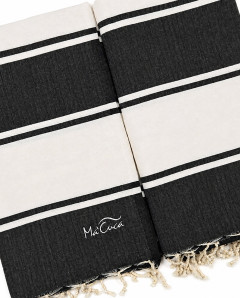 Fouta Bandes 2x2 m de Algodón | Mantel y Toalla Ma'Cuca