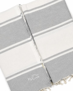 Fouta Bandes 3x2 m de Algodón | Cubrecama y Cubresofá Ma'Cuca