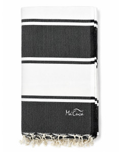 Fouta Bandes 3x2 m de Algodón | Cubrecama y Cubresofá Ma'Cuca