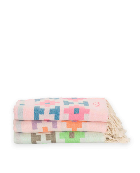 Fouta Jamaica Jacquard 2x1 m de Algodón | Ma'Cuca