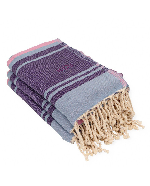 Fouta Kai Jacquard 2x1 m de Algodón | Ma'Cuca