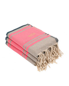 Fouta Kai Jacquard 2x1 m de Algodón | Ma'Cuca