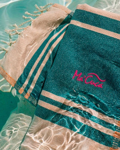 Fouta Kai Jacquard 2x1 m de Algodón | Ma'Cuca