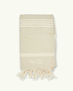 Fouta Las Palmas 2x2 m de Algodón | Cubresofá y Decoración Ma'Cuca