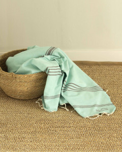 Fouta Las Palmas 3x2 m de Algodón | Cubresofá y Cubrecama Ma'Cuca