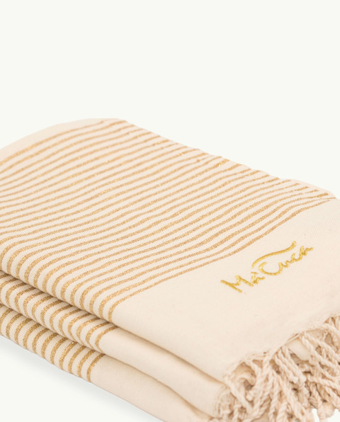 Fouta Lurex 2x1 m de Algodón con Lurex | Ma'Cuca