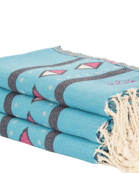 Fouta Moorea 2x1 m de Algodón | Diseño Exclusivo Ma'Cuca