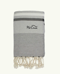 Fouta Point Décalé 2x1 m de Algodón | Ma'Cuca