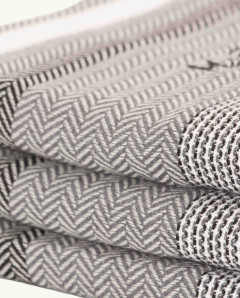 Fouta Point Décalé 2x1 m de Algodón | Ma'Cuca