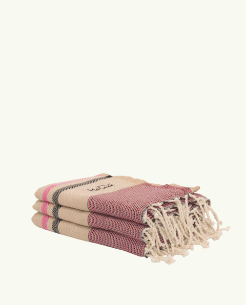 Fouta Point Décalé 2x1 m de Algodón | Ma'Cuca
