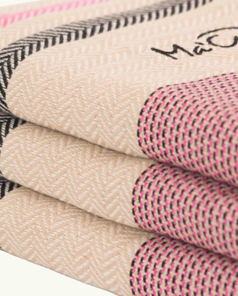 Fouta Point Décalé 2x1 m de Algodón | Ma'Cuca