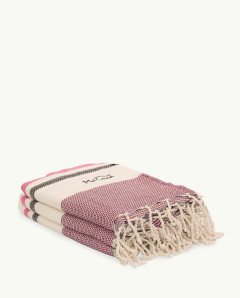 Fouta Point Décalé 2x1 m de Algodón | Ma'Cuca