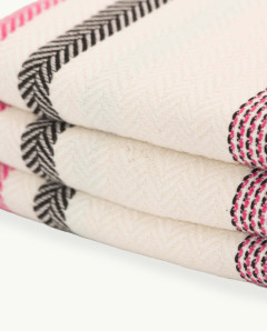 Fouta Point Décalé 2x1 m de Algodón | Ma'Cuca