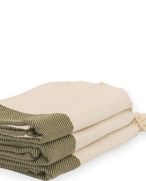 Fouta Oslo 65x120 cm de Algodón | Toalla de Baño Ma'Cuca