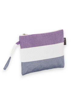 Neceser con Asa Medina de Algodón Fouta | Ma'Cuca