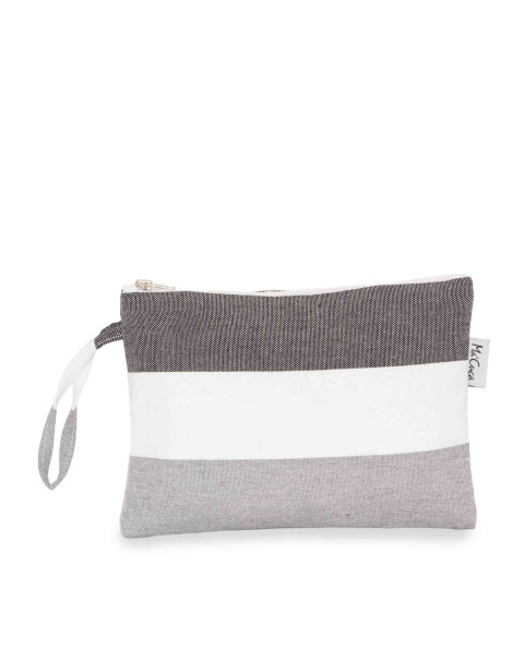 Neceser con Asa Medina de Algodón Fouta | Ma'Cuca
