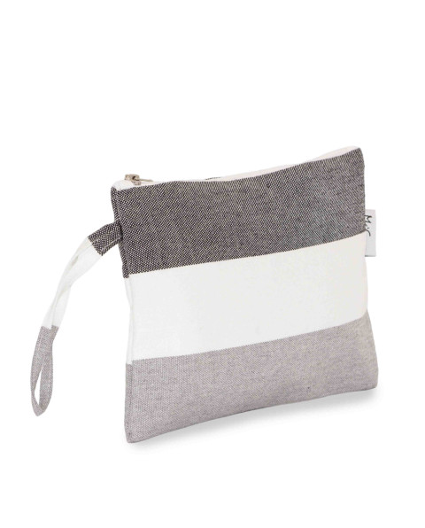 Neceser con Asa Medina de Algodón Fouta | Ma'Cuca