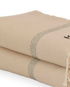 Fouta Natte 2,5 x 1,5 m de Algodón | Cubresofá y Cubrecama Ma'Cuca