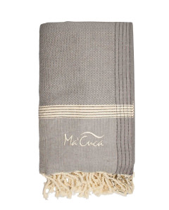 Fouta Natte 2,5 x 1,5 m de Algodón | Cubresofá y Cubrecama Ma'Cuca