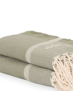 Fouta Natte 2,5 x 1,5 m de Algodón | Cubresofá y Cubrecama Ma'Cuca