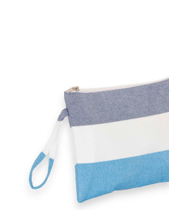 Neceser con Asa Medina de Algodón Fouta | Ma'Cuca