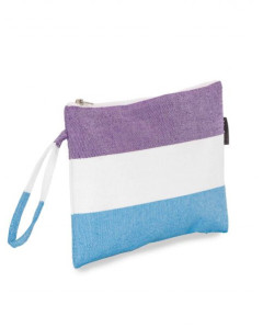 Neceser con Asa Medina de Algodón Fouta | Ma'Cuca