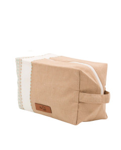 Neceser Carré Afra de Algodón Natural | Ma'Cuca